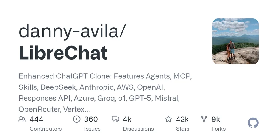 danny-avila/LibreChat GitHub social preview
