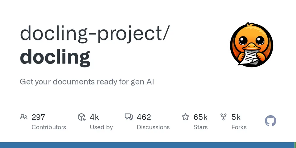 docling-project/docling GitHub social preview