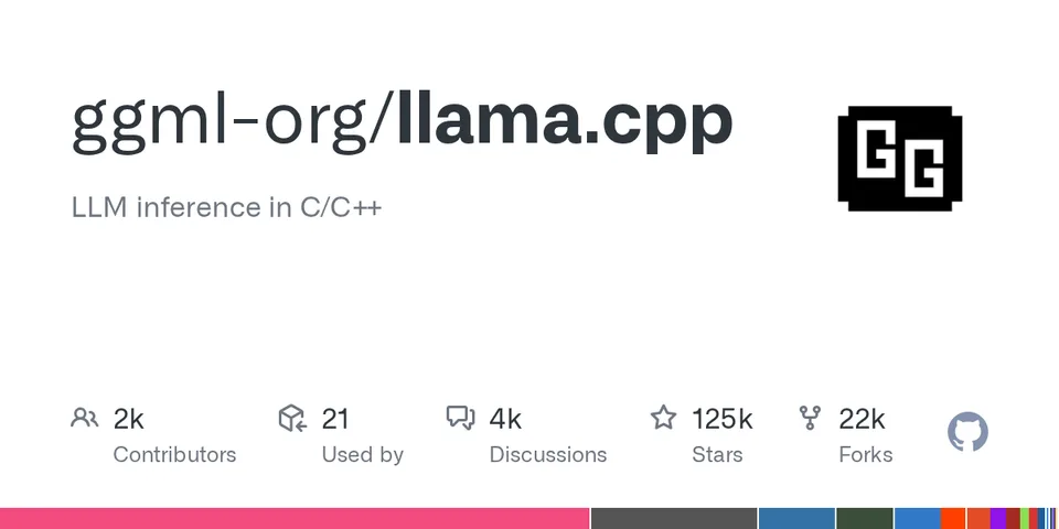 ggml-org/llama.cpp GitHub social preview