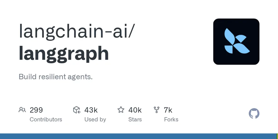 langchain-ai/langgraph GitHub social preview