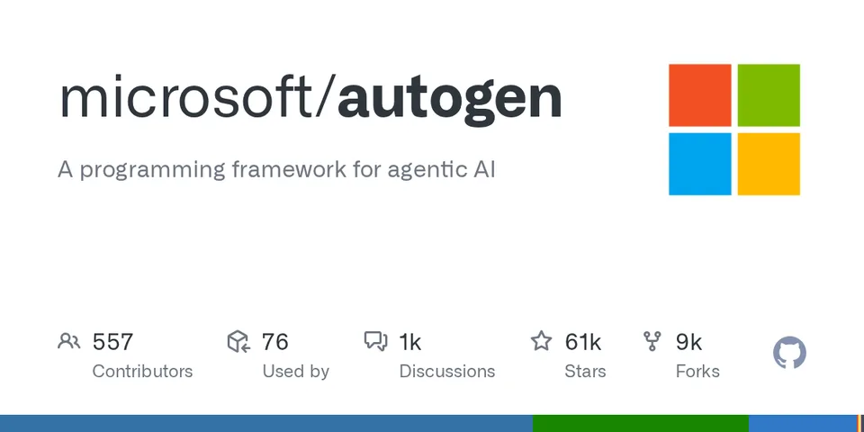 microsoft/autogen GitHub social preview