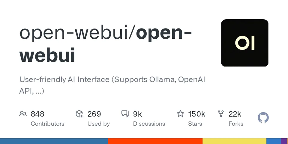 open-webui/open-webui GitHub social preview