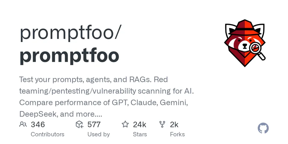 promptfoo/promptfoo GitHub social preview