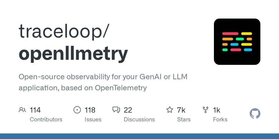 traceloop/openllmetry GitHub social preview