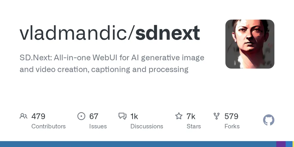vladmandic/sdnext GitHub social preview