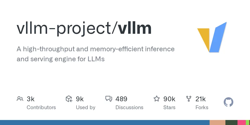 vllm-project/vllm GitHub social preview
